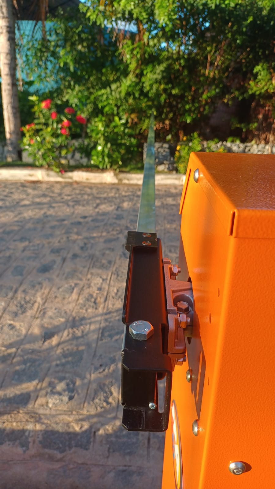 Cancela para área externa